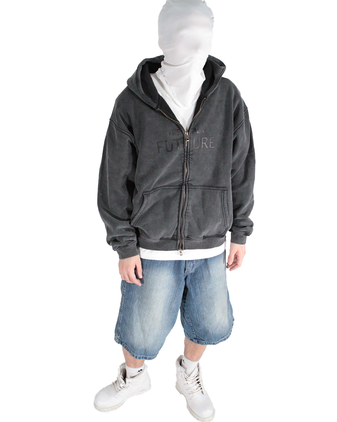 The New Future Snow Washed Zip Up