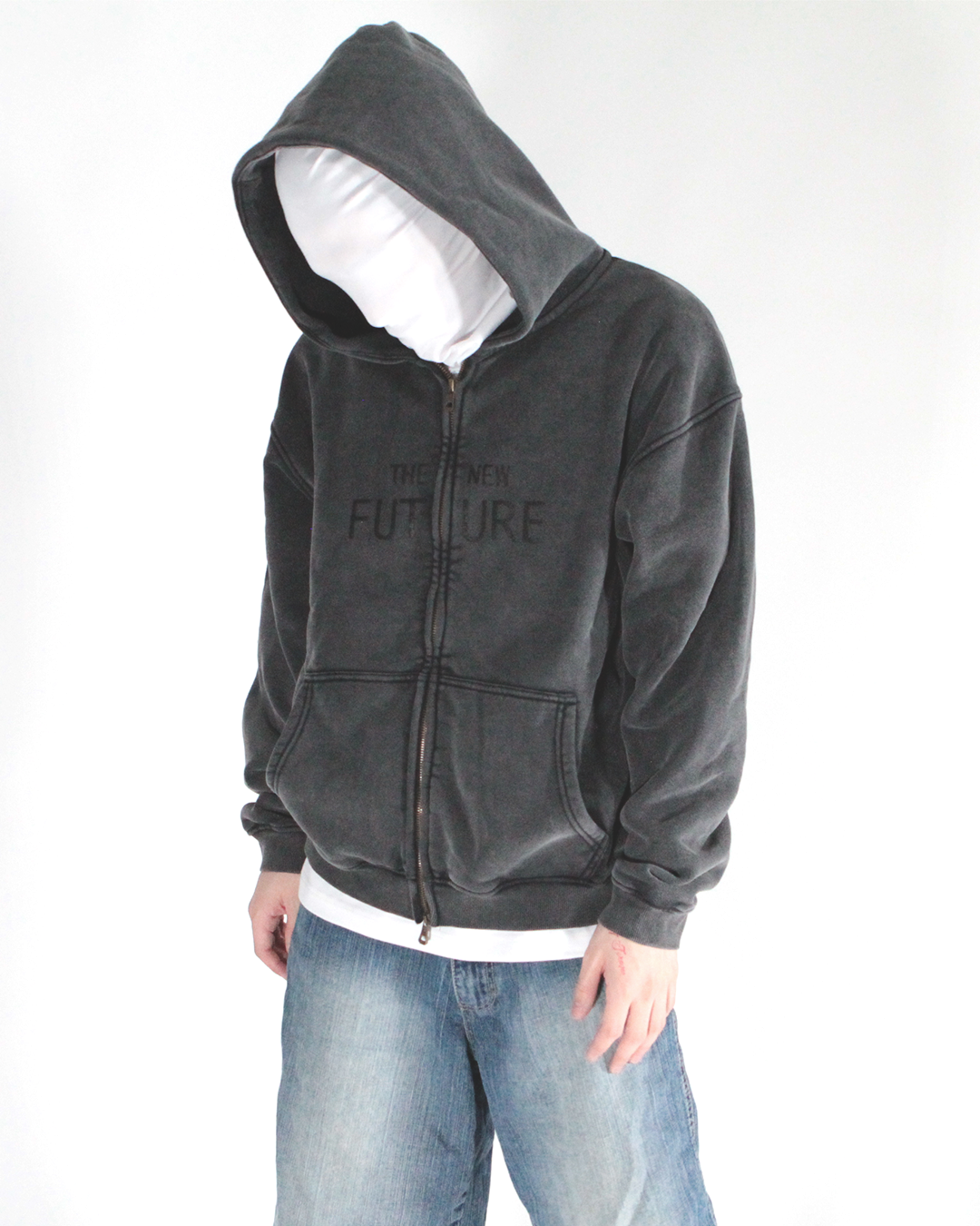The New Future Snow Washed Zip Up